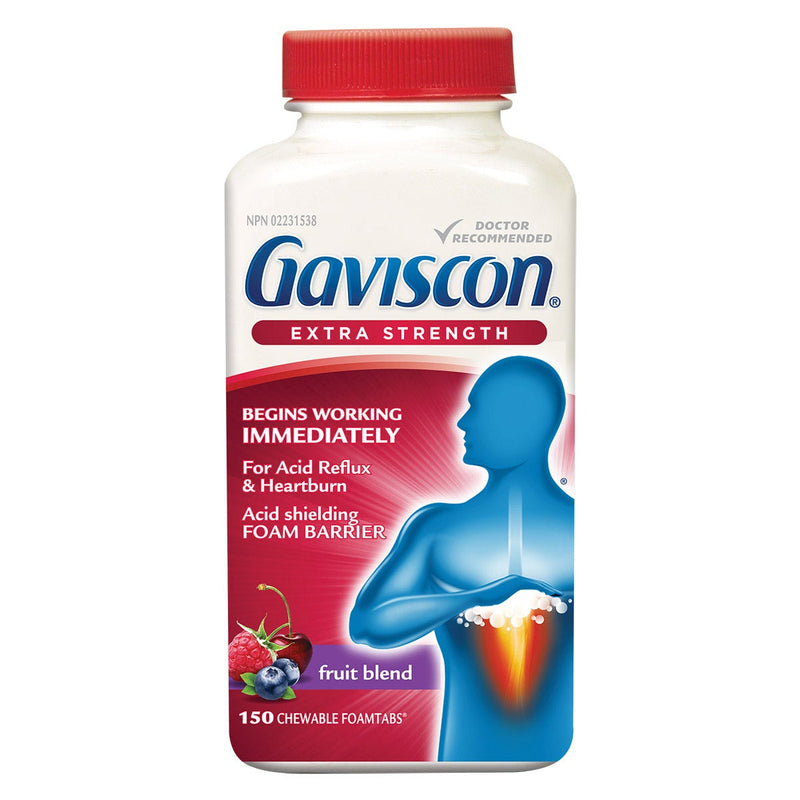Gaviscon Extra Strength, 150 Chewable tablets product image