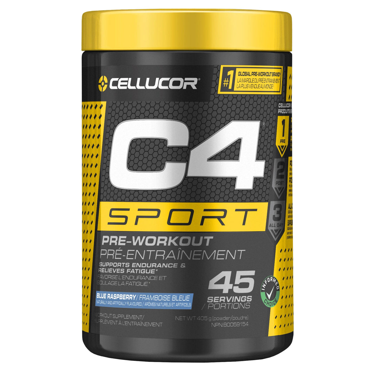 C4 Sport Pre-Workout Blue Raspberry, 405g product image