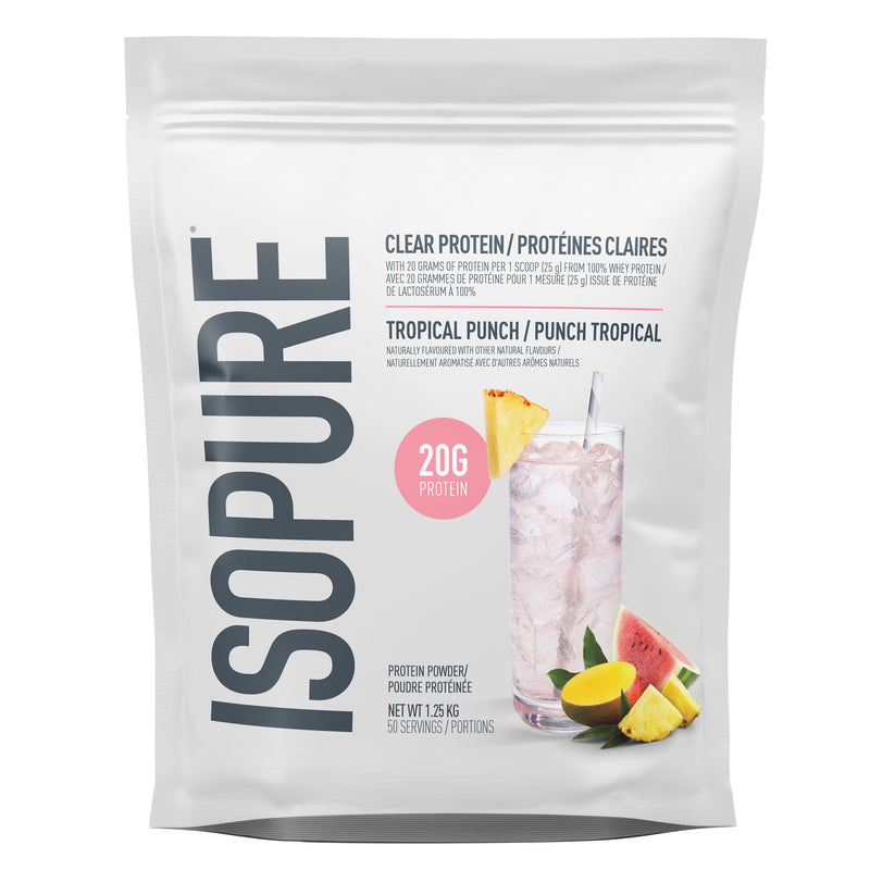 Isopure Clear Protein, Tropical Punch, 1.25 kg product image