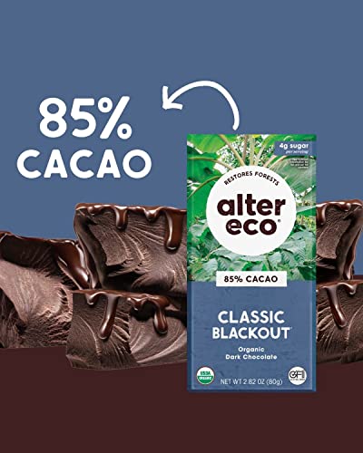 Alter Eco Organic A.E. Dk Chocolate Black out 2.82 Oz (Pack of 12) - image 3
