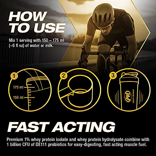 PVL ISO Gold – Premium Isolate 100% Whey Protein Powder – Superior Uptake, Optimal Nutrition Protein Shake – Enzyme Fortified – Easy Mixing – 900 g – Peanut Butter Chocolate - image 6