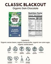 Alter Eco Organic A.E. Dk Chocolate Black out 2.82 Oz (Pack of 12) - image 2