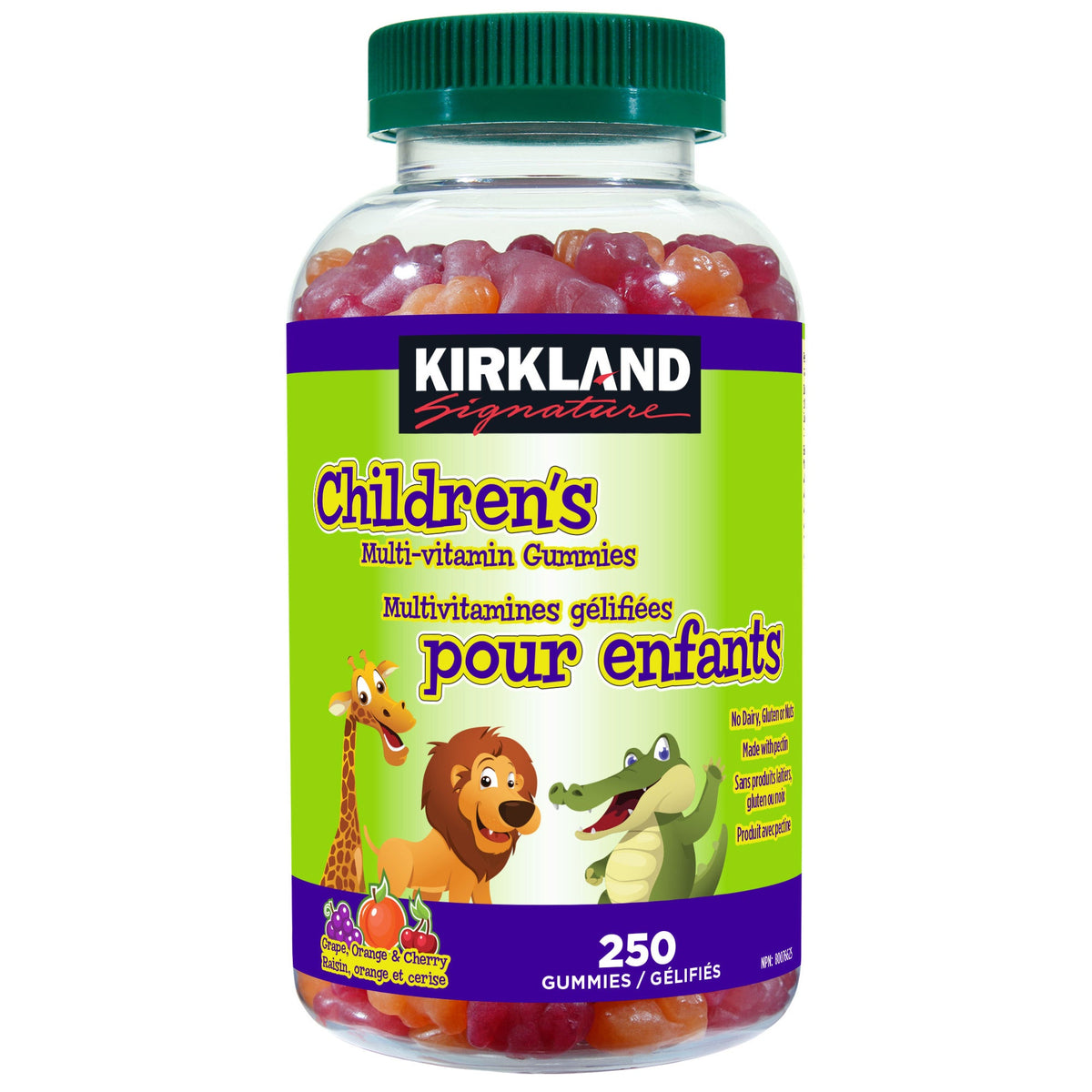 Kirkland Signature Children's Multi-vitamin Gummies - 250 gummies product image