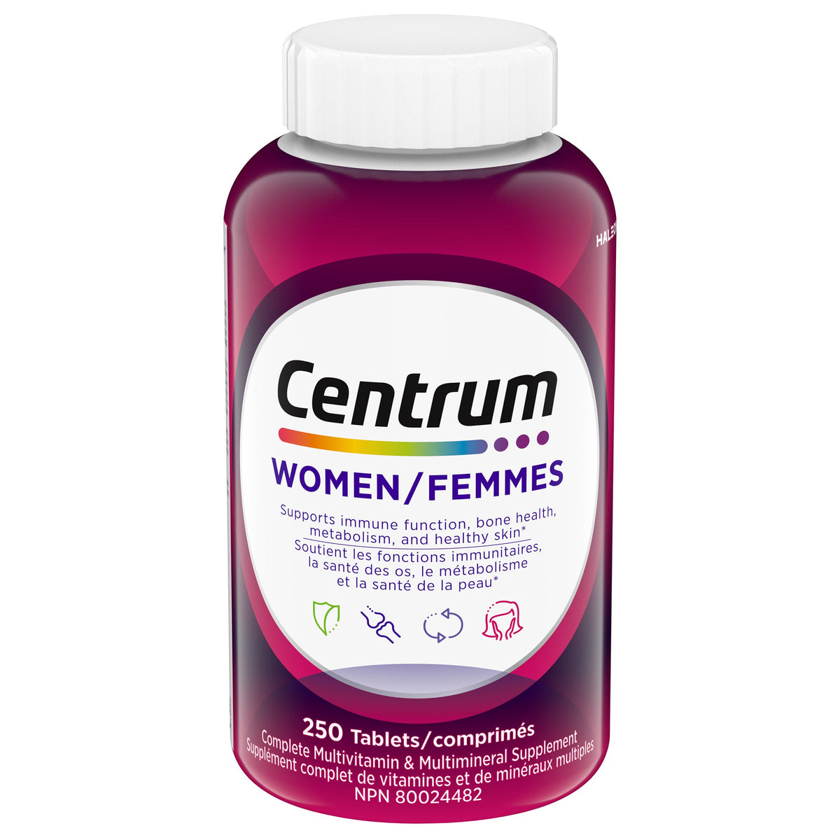Centrum Complete Multivitamin and Mineral Supplement for Women, 250 Tablets product image