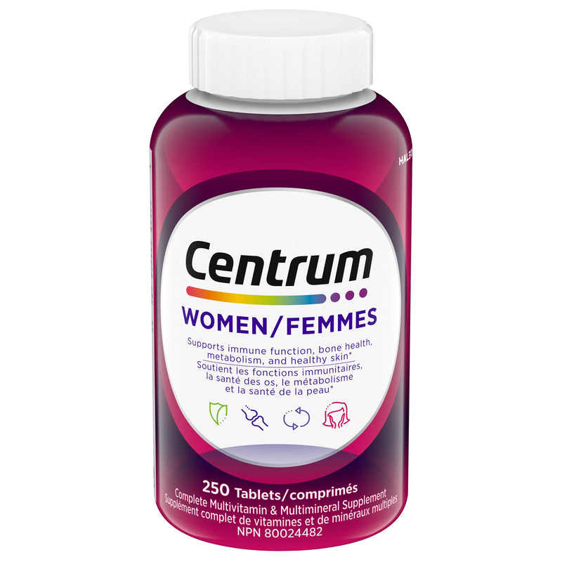 Centrum Complete Multivitamin and Mineral Supplement for Women, 250 Tablets product image