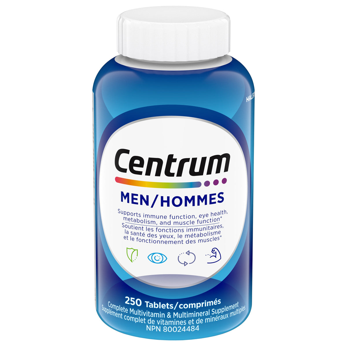 Centrum Complete Multivitamin and Mineral Supplement for Men, 250 Tablets product image