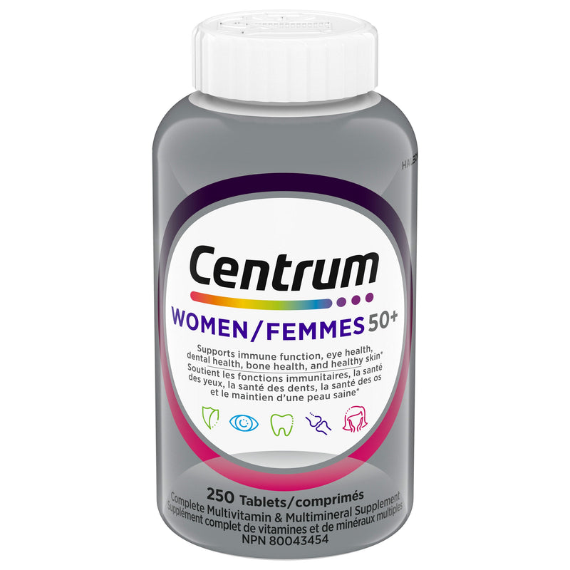 Centrum Complete Multivitamin and Mineral Supplement for Women 50+, 250 Tablets product image