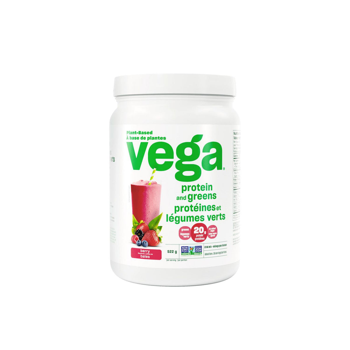 Vega Protein & Greens Protein Powder, Berry product image