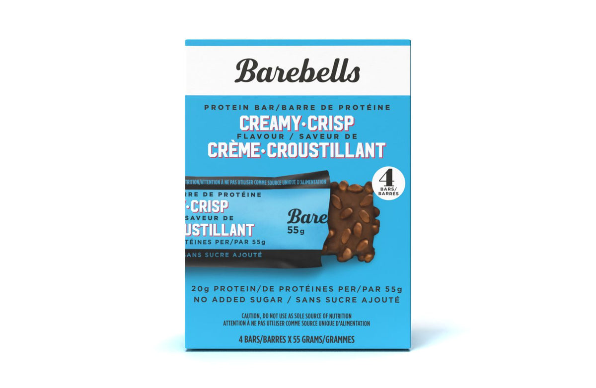 BAREBELLS CREAMY CRISP PROTEIN BAR - 4 PACK product image