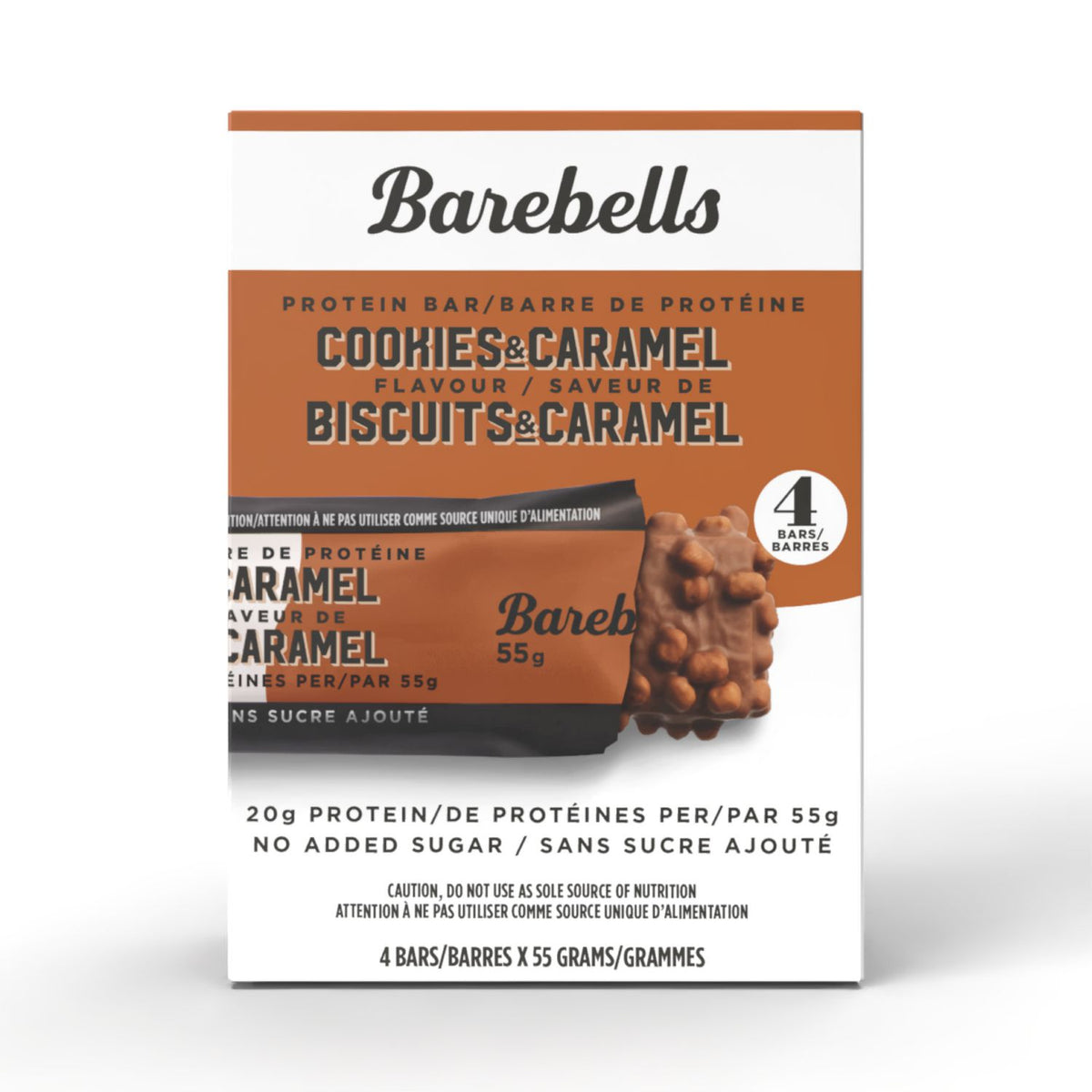 Barebells Cookies & Caramel 4 Pack - 4 X 55g Count product image