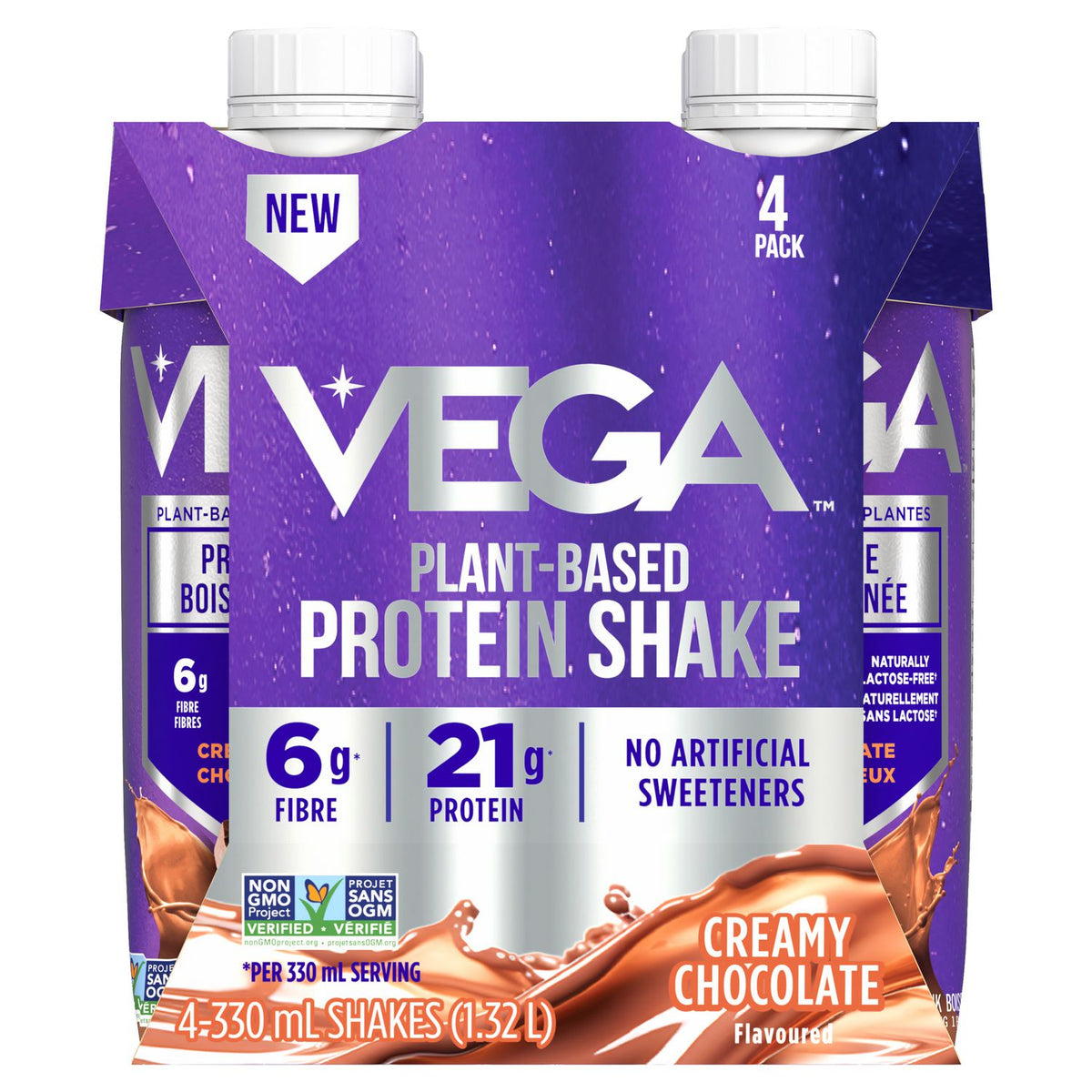 Vega Protein Shake Creamy Chocolate (4pack) product image