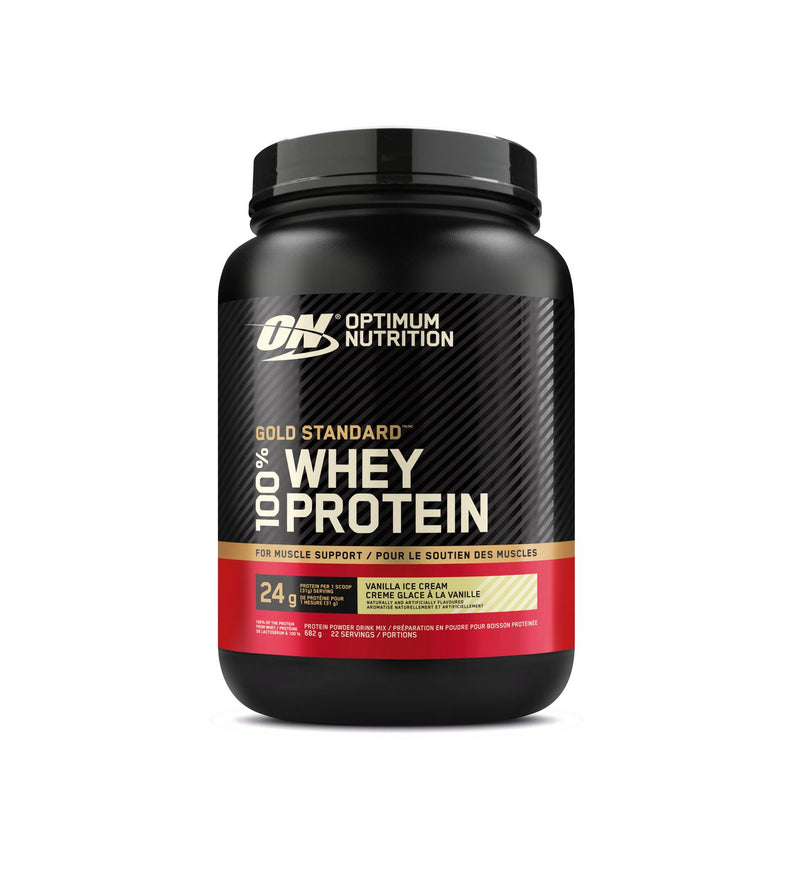 Optimum Nutrition 100% Gold Standard Whey Vanilla Ice Cream 1.5lb product image