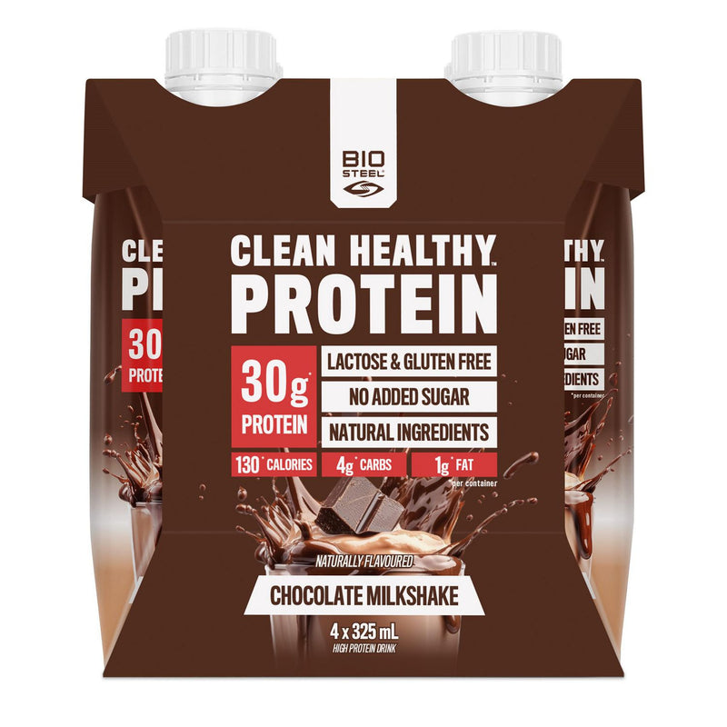 BioSteel 30g Protein RTD Chocolate Milkshake (4x325ml) product image