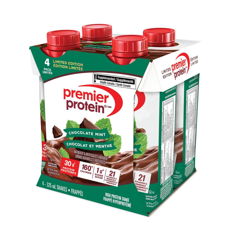 Premier Protein Chocolate Mint High Protein Ready-to-Drink Shake, 4 pack product image
