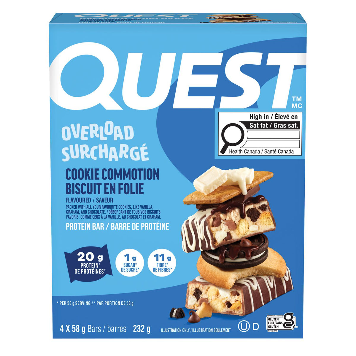 Quest Overload Cookie Commotion Protein Bar product image