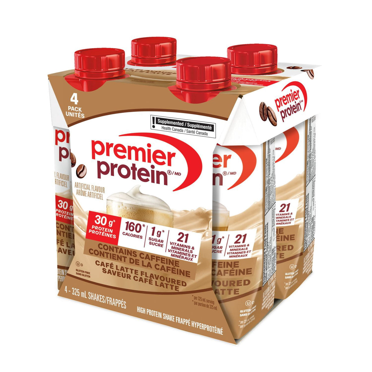 Premier Protein Café Latte High Protein Shake, 4 pack product image
