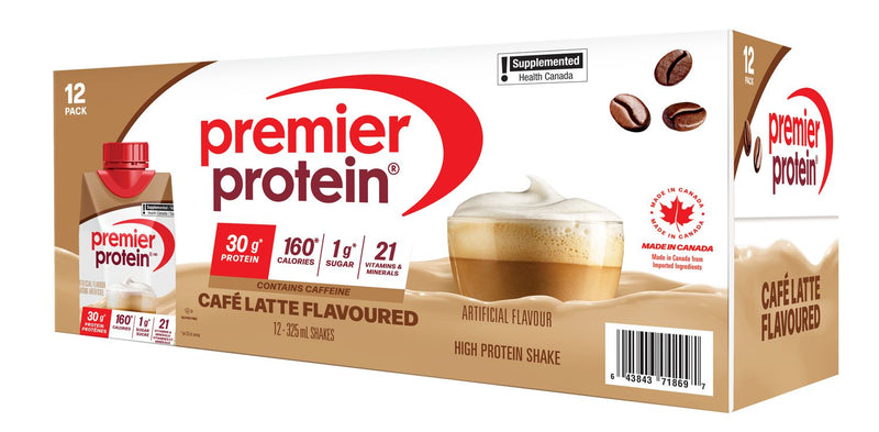 Premier Protein Café Latte High Protein Ready-to-Drink Shake, 12 pack product image
