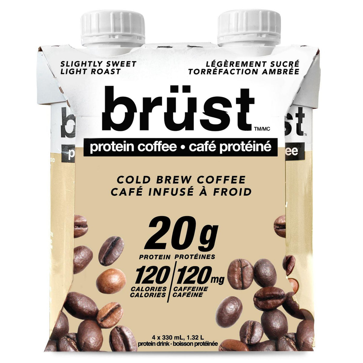 Brüst Protein Coffee - Light Roast 4pk product image