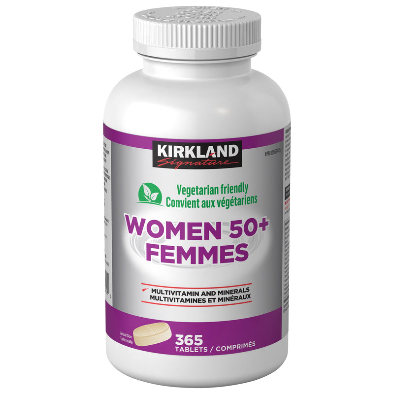 Kirkland Signature Women 50+ Multivitamin, 365 Tablets product image