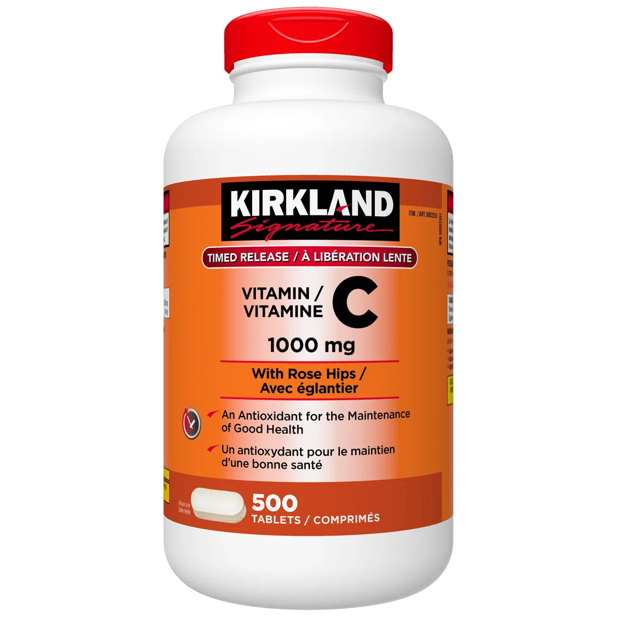 Kirkland Signature Timed Release Vitamin C 1000 mg - 500 Tablets product image