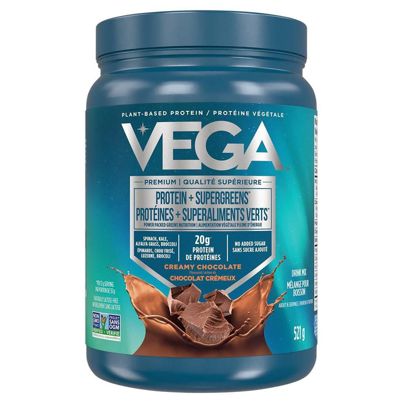 Vega Protein + Supergreens CA Chocolate (521g) product image