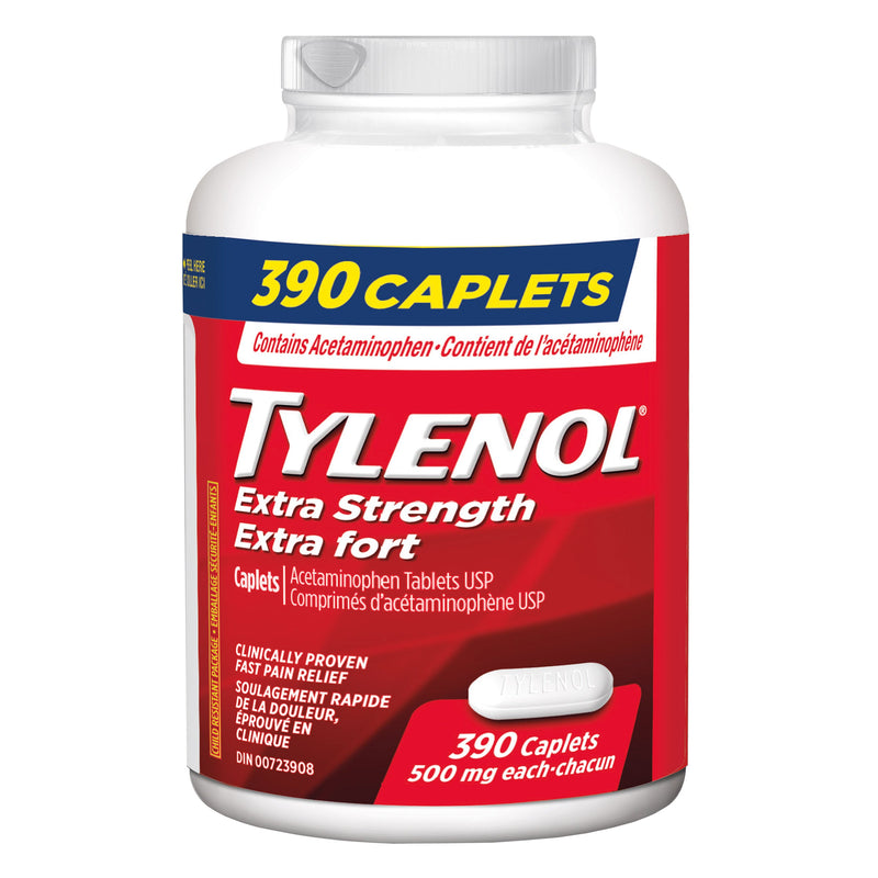 Tylenol Extra Strength Acetaminophen 500 mg, 390 caplets product image