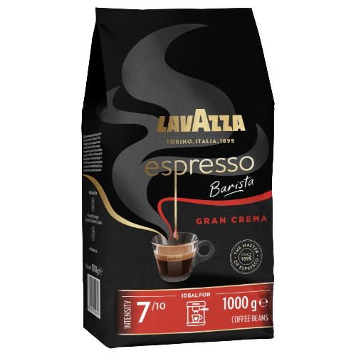 Lavazza Espresso Barista Gran Crema whole coffee beans, 1 kg bag